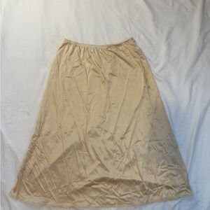 Elegant Cream Vanity Fair Women's Slip Skirt